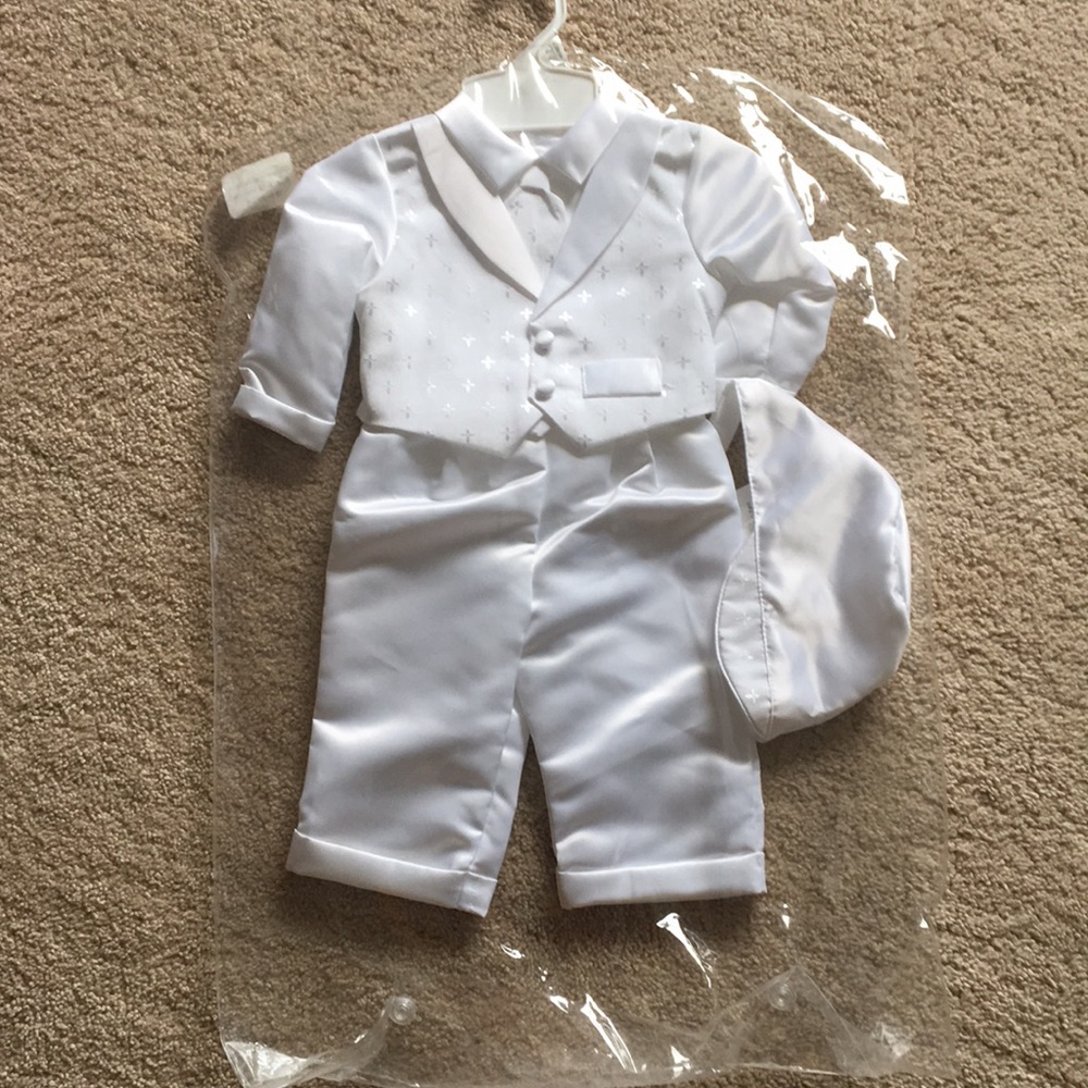 Boys christening suit